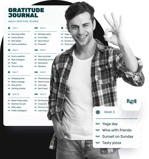 Weekly Gratitude Journal Template